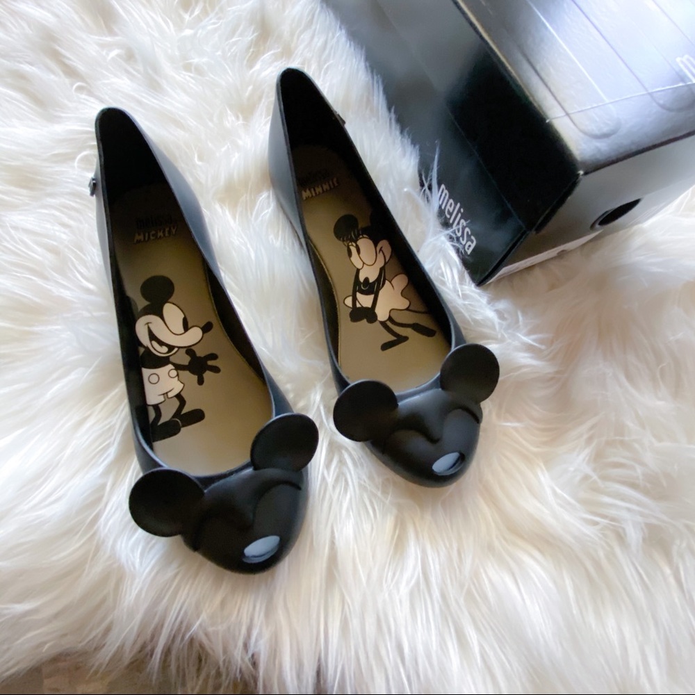 MELISSA DISNEY ultragirl minnie iii black flats